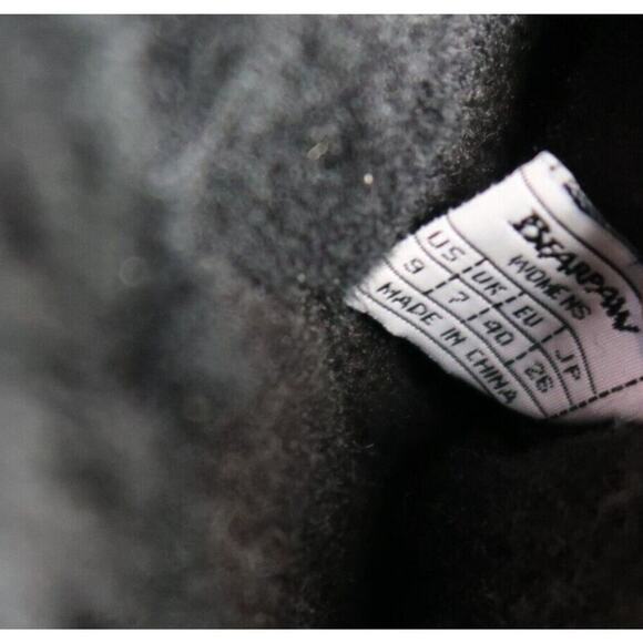 Bearpaw Shoes Women 9 Boot Winter Tall Emma Leather Sheepskin Warm Comfort Black - Picture 8 of 16